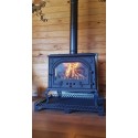 Stove With Cast Iron, Stove With Wood Burning