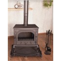 Stove With Cast Iron, Stove With Wood Burning
